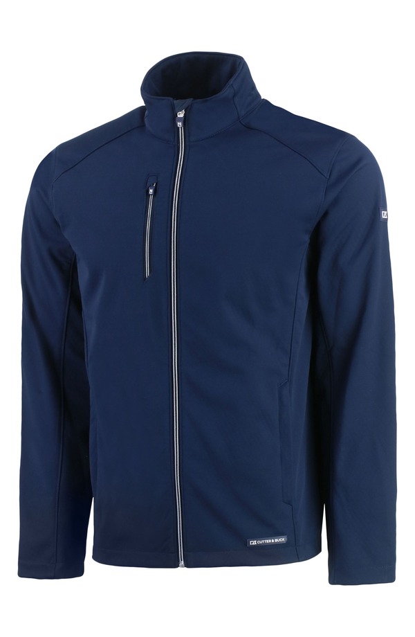 カッターアンドバック メンズ アウター ジャケット・ブルゾン Cutter & Buck Evoke Softshell Jacket Navy Blue ネイビー