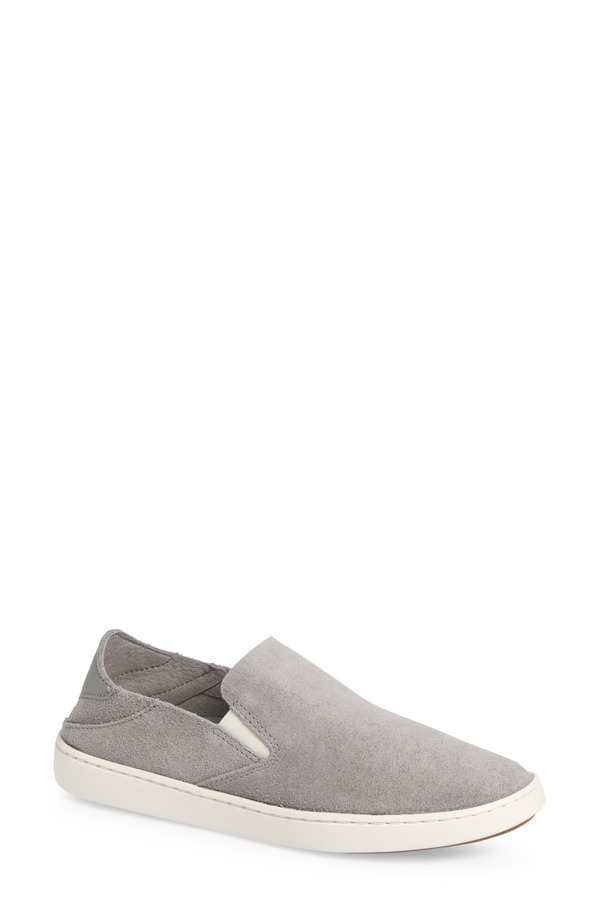 オルカイ レディース シューズ スニーカー OluKai Pehuea Luxe Convertible Sneaker Ash / Ash 木灰