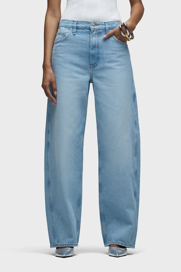 ハドソンジーンズ レディース ボトムス デニムパンツ Hudson Jeans Bailey Relaxed Barrel Jean Fighter｜ReVida 店