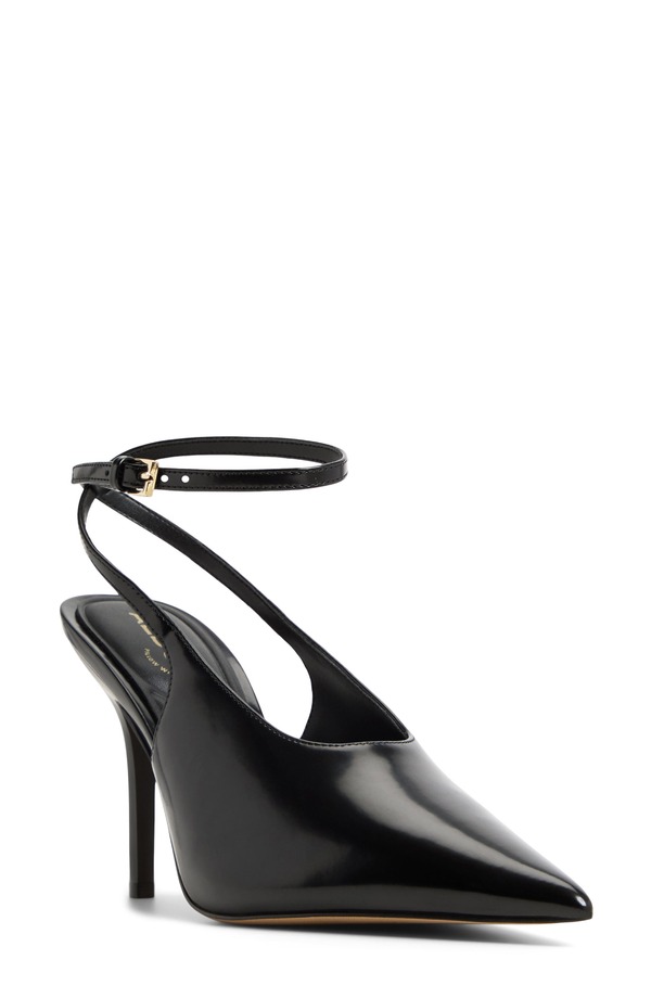 アルド レディース シューズ ヒール アンクル ALDO Lisandre Ankle Strapointed Toe Pump Black ブラック
