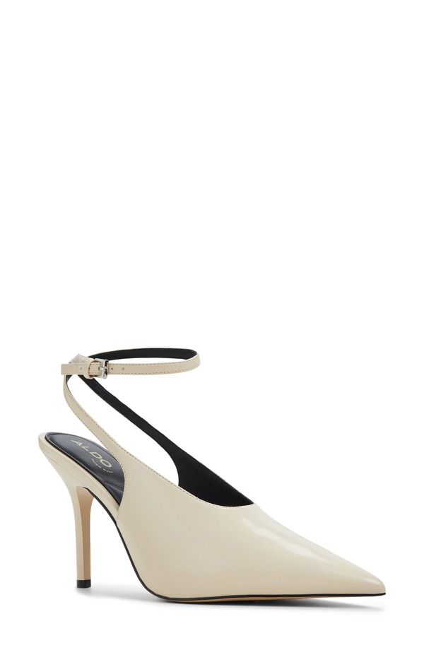 アルド レディース シューズ ヒール アンクル ALDO Lisandre Ankle Strapointed Toe Pump Light Beige ベージュ