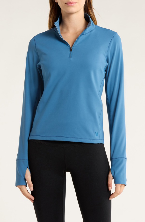 ビュオーリ レディース アウター パーカー・スウェット Vuori Chilled Out Half-Zipullover Lagoon|ReVida 店