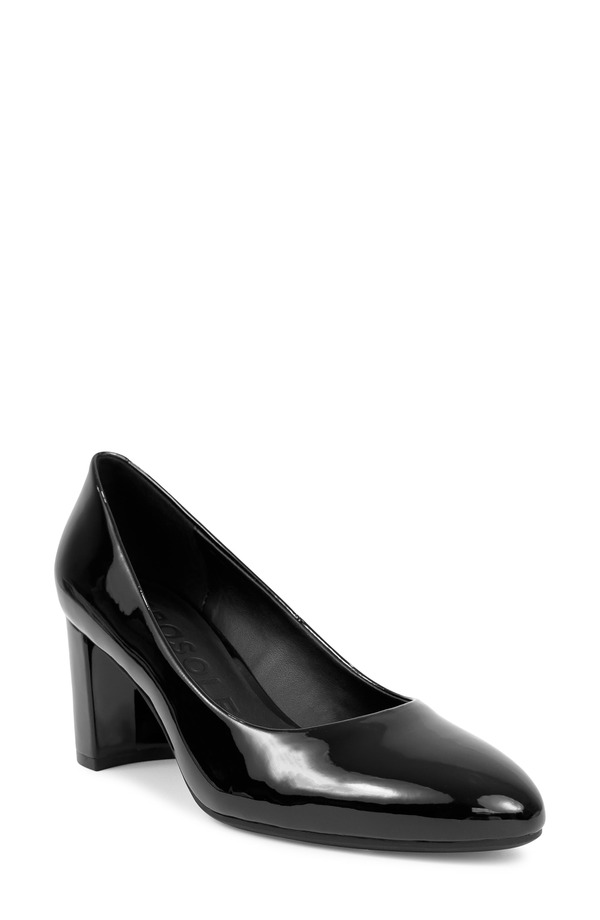 エアロソールズ レディース シューズ 踵 Aerosoles Betsy Pump Black Patent 黒いこと