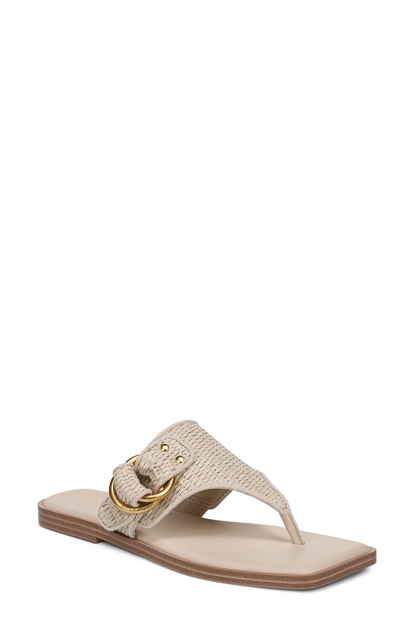 フランコサルト レディース シューズ サンダル Franco Sarto Mavie Flip Flop Linen White ホワイト