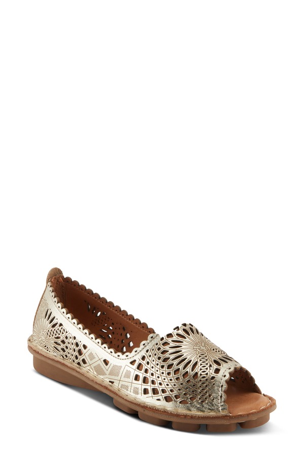 スプリングステップ レディース シューズ パンプス サンダル Spring Step Brandal Sandal Gold ゴールド