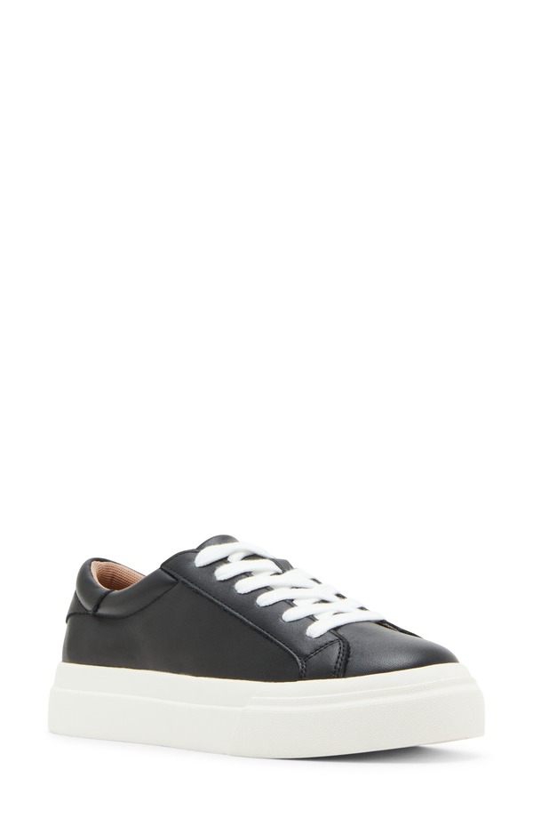 金髪 レディース シューズ スニーカー Blondo Venna Waterproof Sneaker Black Leather 黒いこと