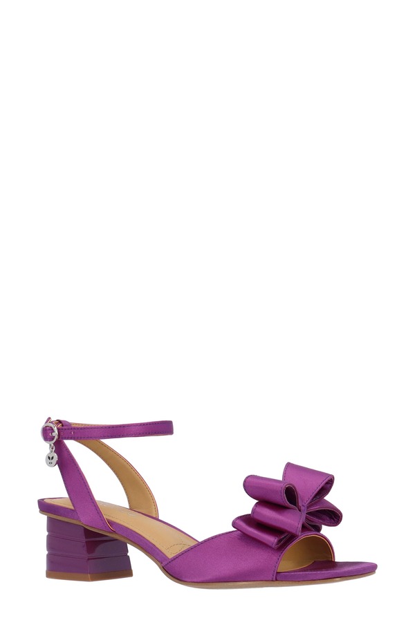 ジェイレニー レディース シューズ 踵 サンダル アンクル J. Rene Novelankle Strap Sandal Purple パープル