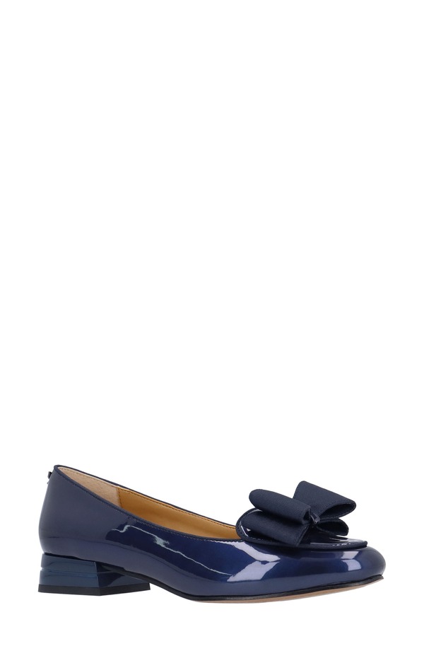 ジェイレニー レディース シューズ ヒール J. Rene Kori Block Heel Pump Navy ネイビー