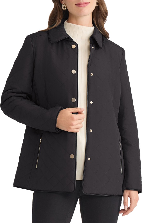ジョーンズニューヨーク レディース アウター ジャケット・ブルゾン キルティング Jones New York Quilted Jacket Jones Black ブラック|ReVida 店