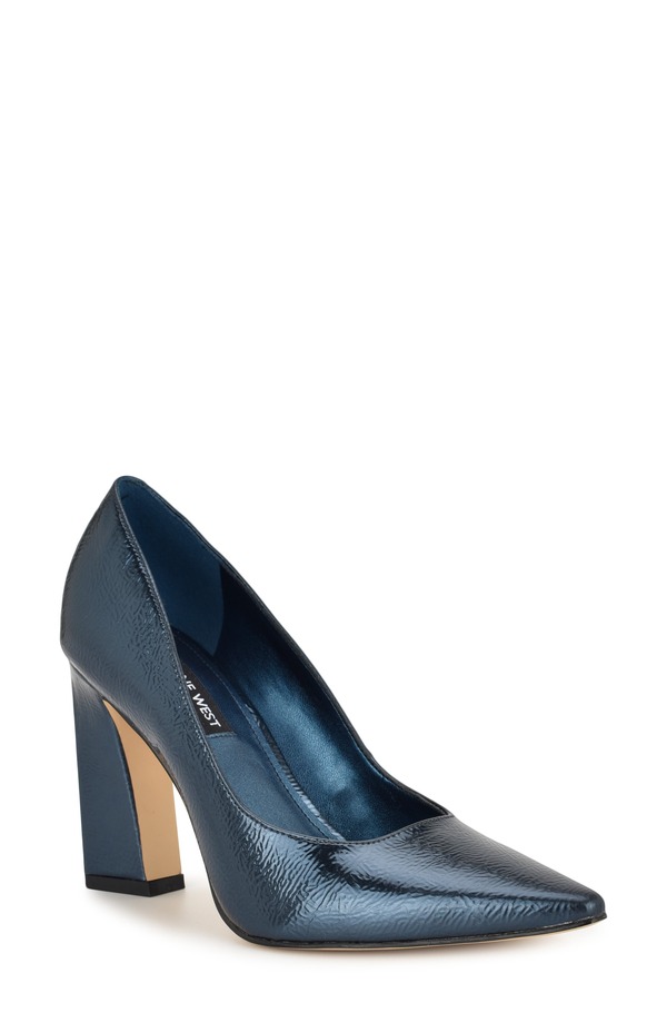 ナインウェスト レディース シューズ 踵 Nine Westamant Pointed Toe Pump Dark Blue 青み