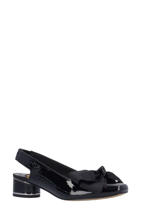 ジェイレニー レディース シューズ 踵 J. Rene Lazule Slingback Pump Black 黒いこと