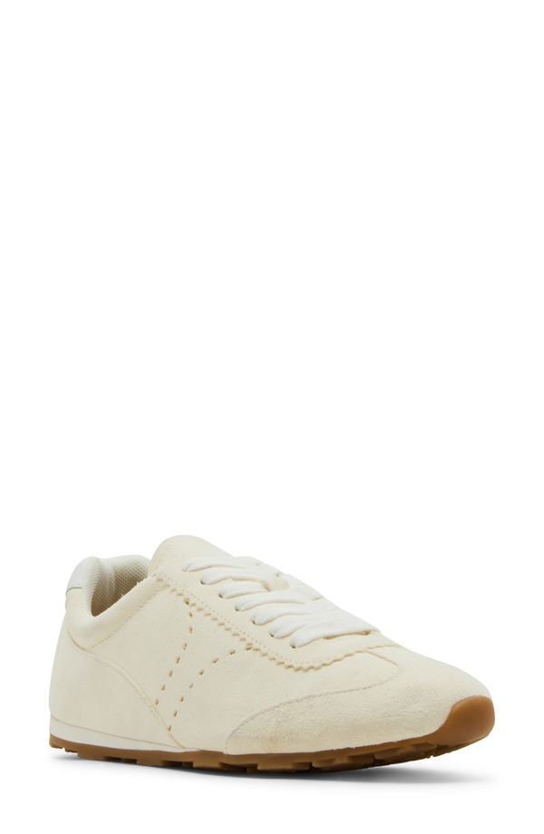 金髪 レディース シューズ スニーカー Blondo Carmen Waterproof Sneaker White Suede 白いこと