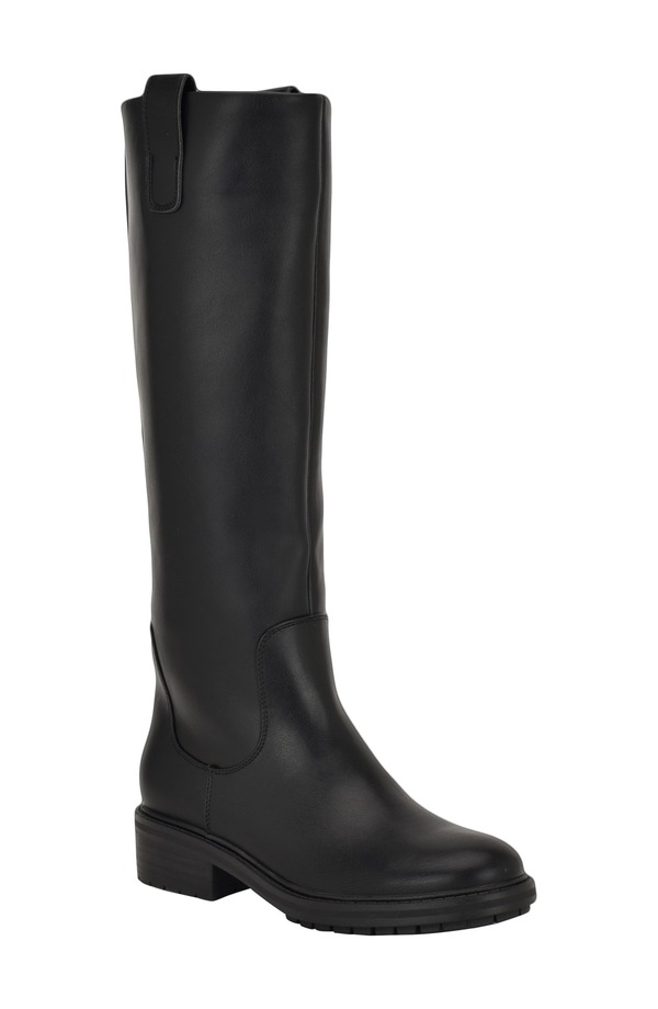 カルバンクライン レディース シューズ ブーツ・レインブーツ Calvin Klein Pauline Knee High Boot Black 黒いこと