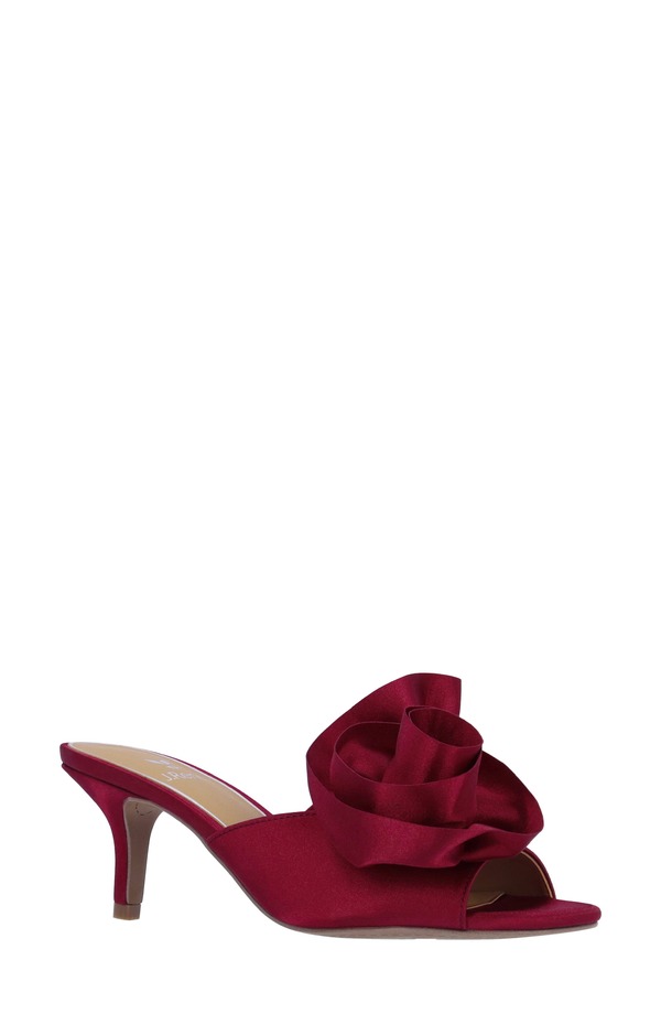 ジェイレニー レディース シューズ 踵 サンダル J. Rene Briston Slide Sandal Dark Cherry