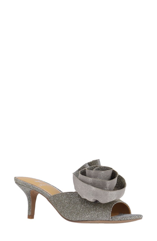 ジェイレニー レディース シューズ 踵 サンダル J. Rene Briston Slide Sandal Pewter ピューター