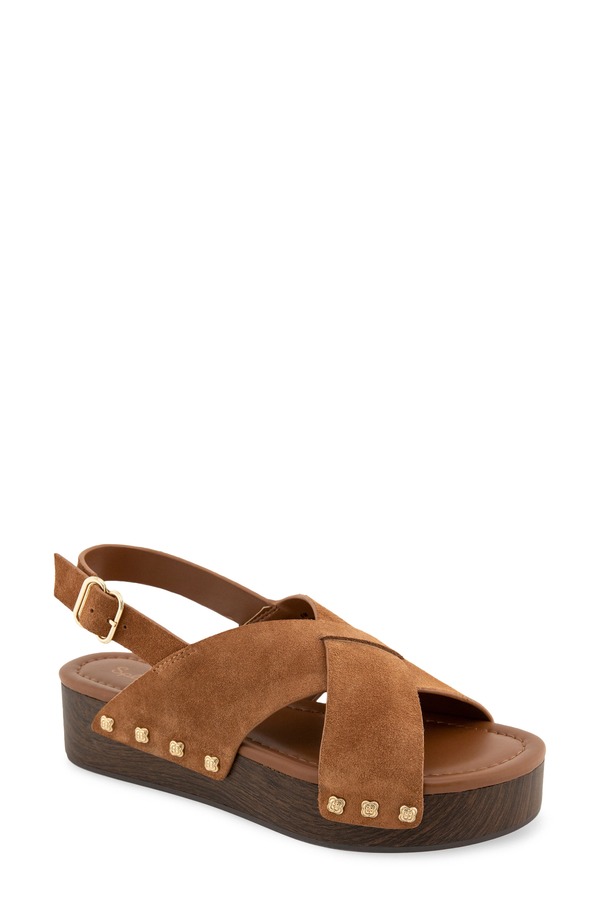 スプレンディット レディース シューズ サンダル プラットフォーム Splendid Quintana Platform Slingback Sandal Caramel 26,460円