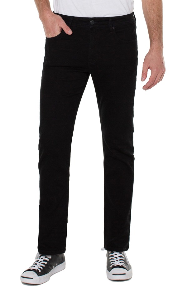 リヴァプール ロサンゼルス メンズ ボトムス デニムパンツ ストレート ジーンズ Liverpoolos Angeles Liverpool Regent Relaxed Straight Leg Jeans Jet Black ブラック