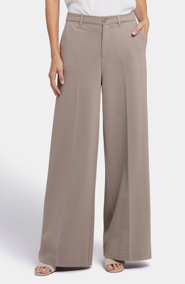 エヌワイディージェイ レディース ボトムス レギンス ワイドレッグ ハイウエスト パンツ ニット NYDJ Whitney High Waist Wide Leg Ponte Knitrousersaddlewood 26,492円
