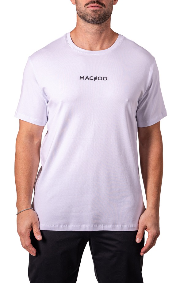 マセオ メンズ トップス Tシャツ Maceoo Neon Asad Embellished T-Shirt White ホワイト