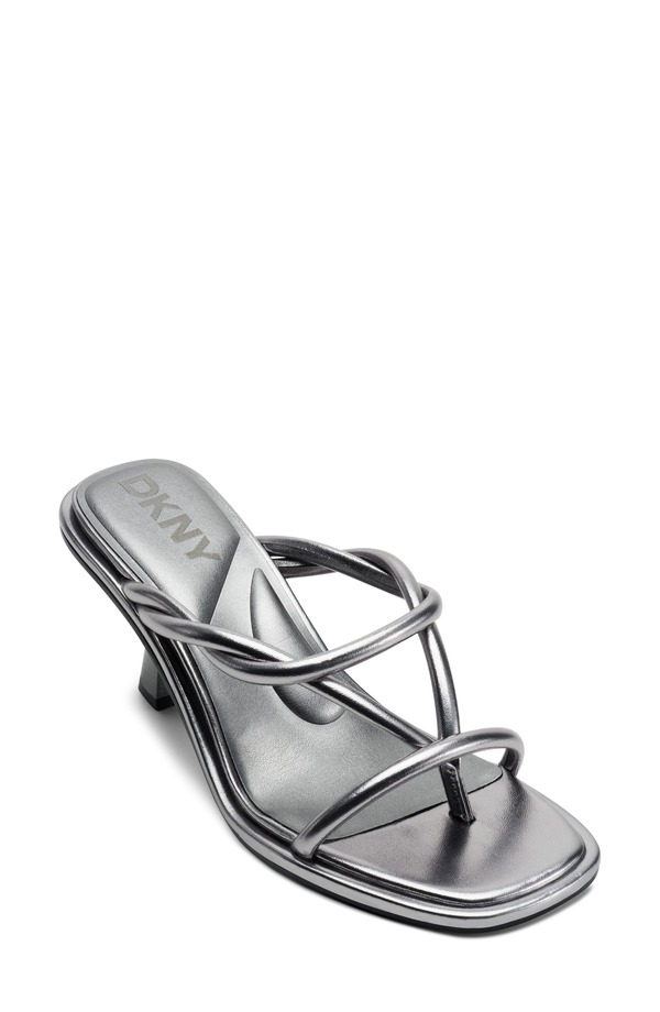 ダナ キャラン ニューヨーク州 レディース シューズ 踵 DKNY Rabun Flip Flop Nickel