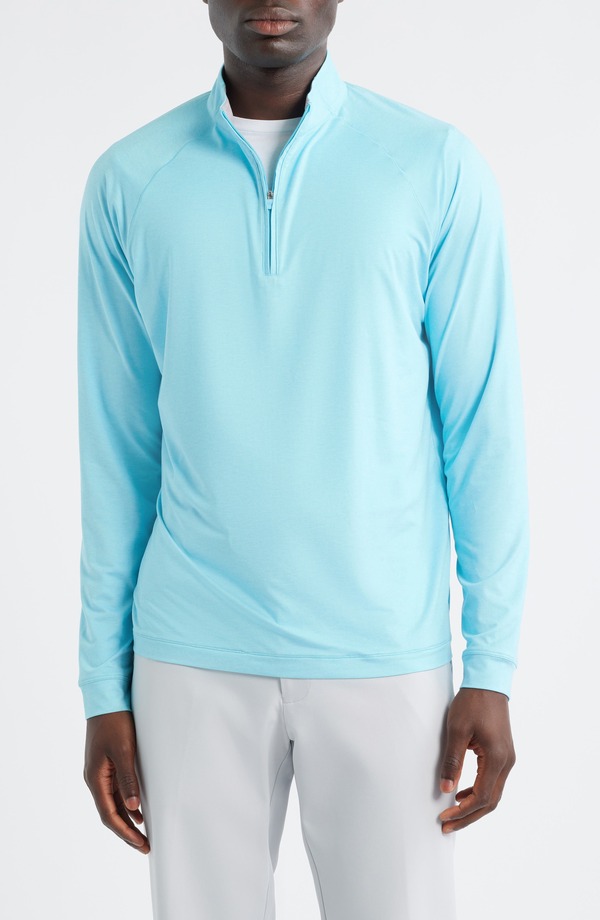 ジョニー オー メンズ アウター パーカー・スウェット ハーフジップ johnnie-O Freeborne PREP-FORMANCE Quarter Zipullover Barracuda