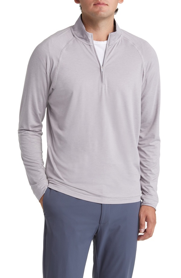 ジョニー オー メンズ アウター パーカー・スウェット ハーフジップ johnnie-O Freeborne PREP-FORMANCE Quarter Zipullover Seal