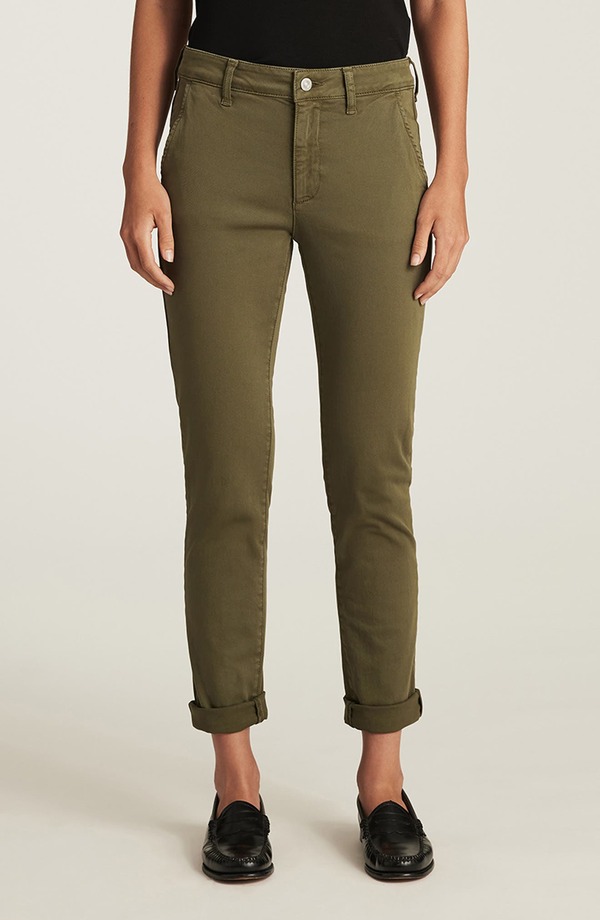 マーヴィ ジーンズ レディース ボトムス レギンス コットン Mavi Jeans Kathleen Stretch Cotton Chinos Dark Olive Casual Twill オリーブ