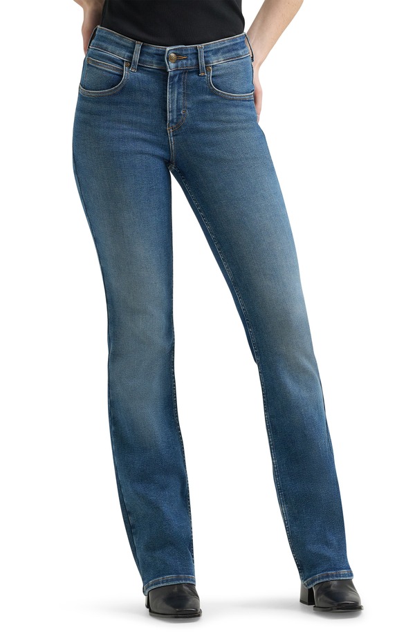 ロバート・エドワード・リー レディース シューズ ブーツ・レインブーツカット デニム Leever Fit Mid Rise Bootcut Jeans In A Frenzy