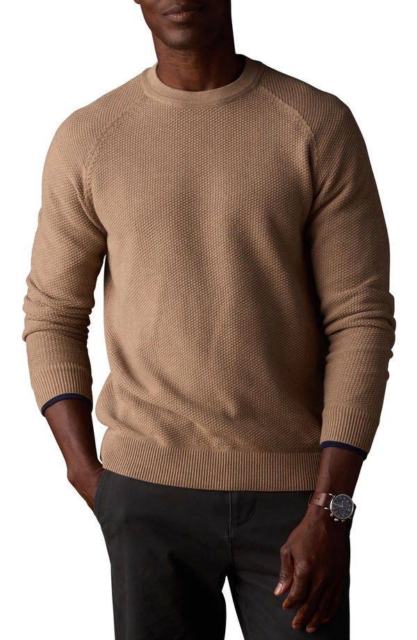 ノーマルブランド メンズ アウター パーカー・スウェット セーター コットン The Normal Brand Coolmax Cotton Blend Sweater Dark Taupe トープ