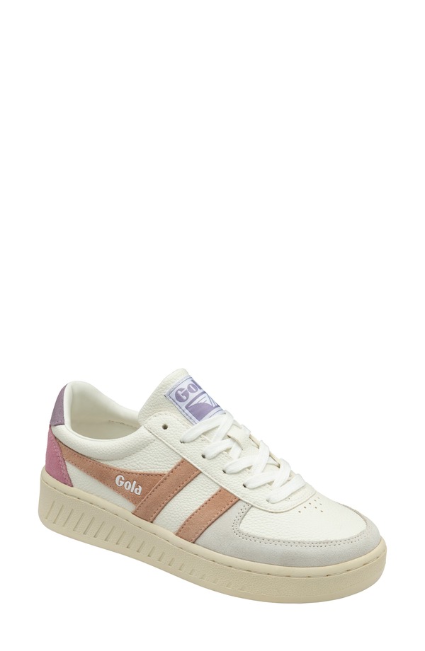 ゴラ レディース シューズ スニーカー Gola Classics Grandslam Trident Sneaker White/ Cameo/ Lily ホワイト