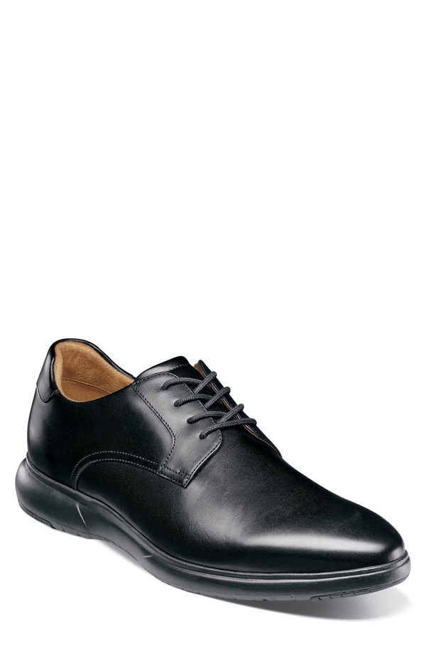 フローシャイム メンズ シューズ ダービー Florsheim Dash Plain Toe Derby Black/ Black ブラック｜ReVida 店