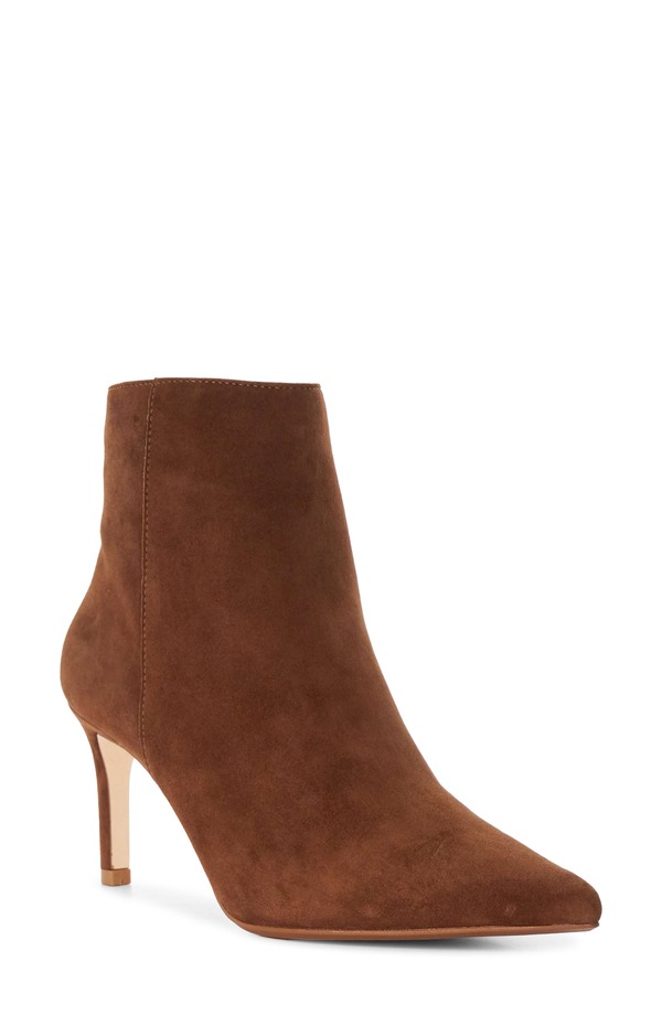 デューンロンドン レディース シューズ ブーツ・レインブーツ Dune London Obsessively Pointed Toe Bootie Dark Tan タン