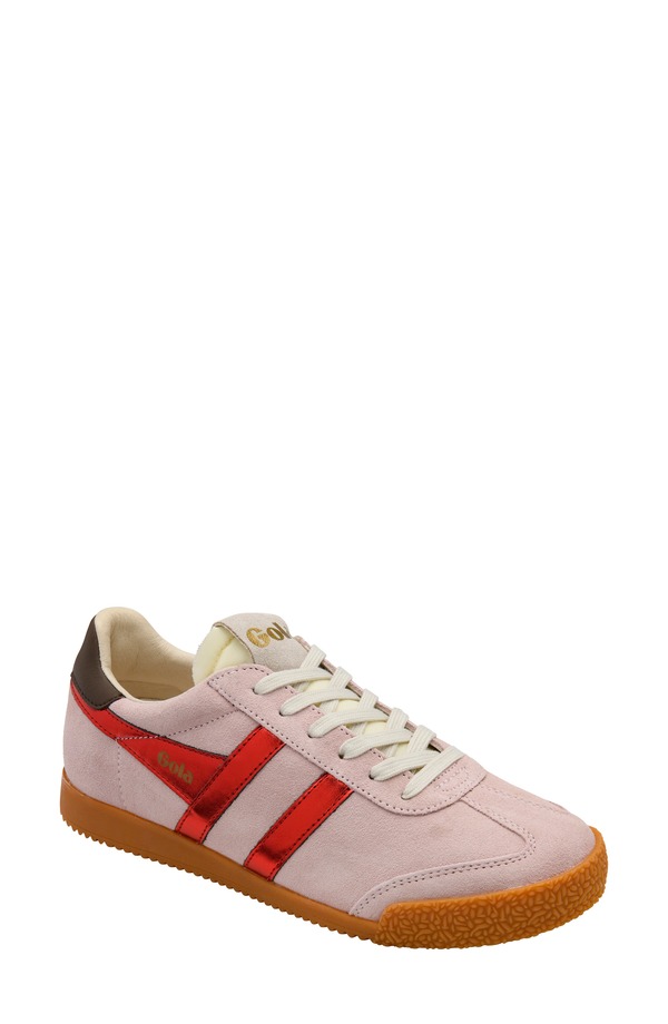 ゴラ レディース シューズ スニーカー Gola Elan Glitz Sneakerose/Red/Dark Brown レッド