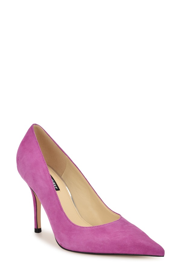 ナインウェスト レディース シューズ 踵 Nine West Gemmha Pointed Toe Pump Dark Pink サクラ色