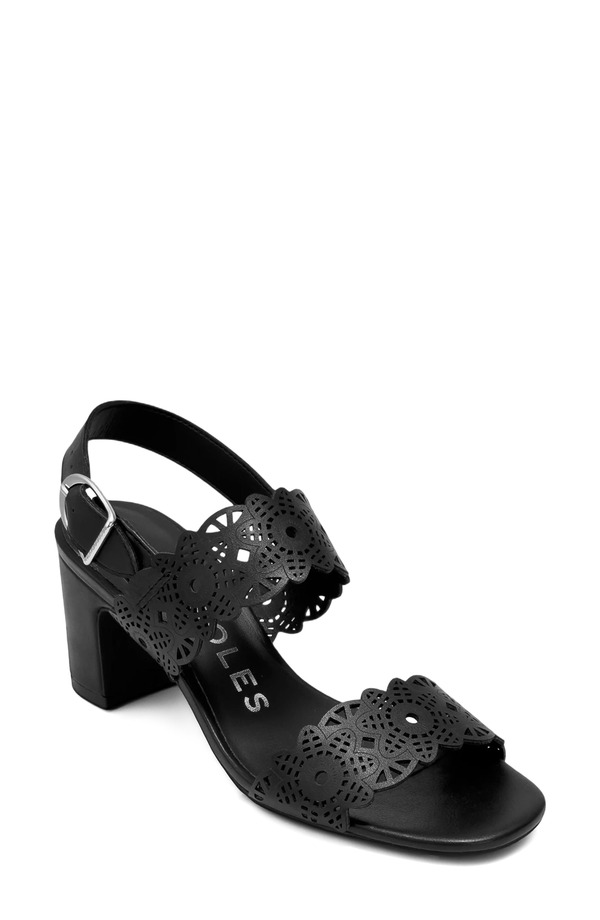 エアロソールズ レディース シューズ 踵 サンダル Aerosoles Glen Slingback Sandal Black Perfx Nappa 黒いこと