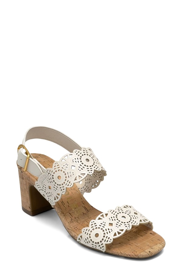 エアロソールズ レディース シューズ 踵 サンダル Aerosoles Glen Slingback Sandal Eggnog Perfx Nappa
