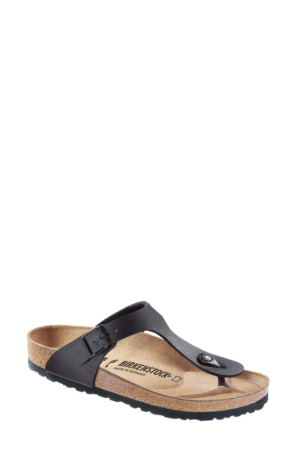ビルケンシュトック レディース シューズ サンダル Birkenstock Gizeh Birko-Flor Sandal Black ブラック