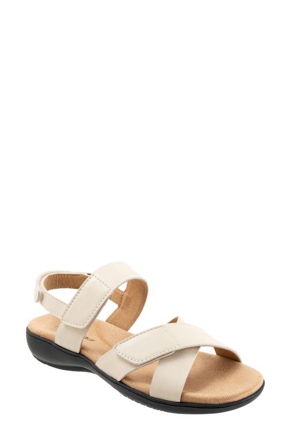 トロッターズ レディース シューズ 踵 サンダル Trotters River Slingback Sandal Ivory 象牙色