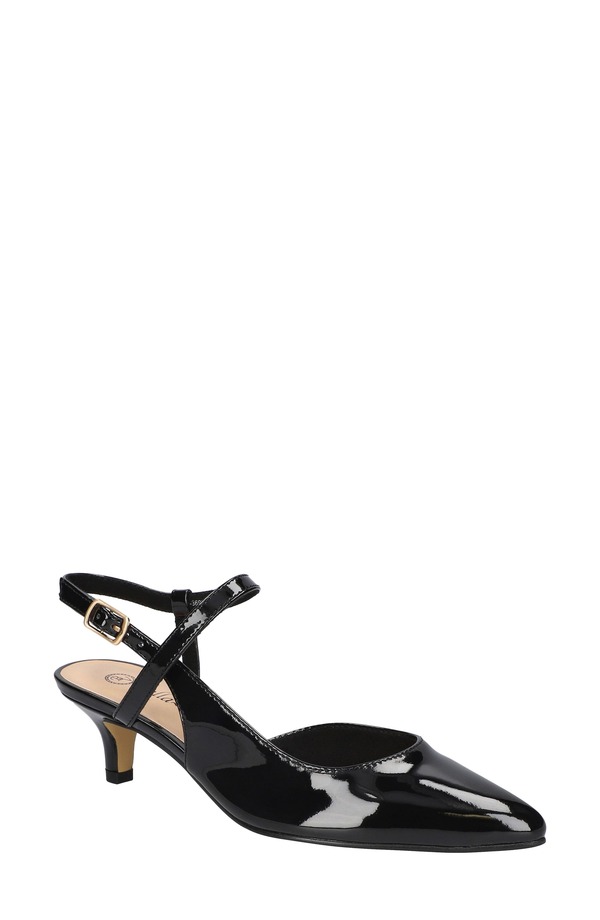 ベラヴィータ レディース シューズ 踵 Bella Vita Kayce Pointed Toe Pump Black Patent 黒いこと