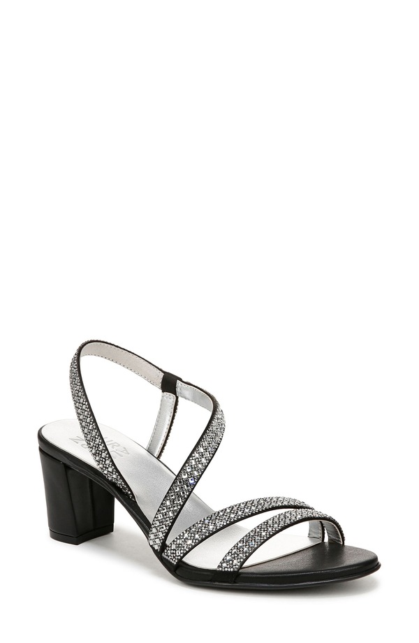 ナチュライザー レディース シューズ 踵 サンダル Naturalizer Vanessa Slingback Sandal Black 黒いこと