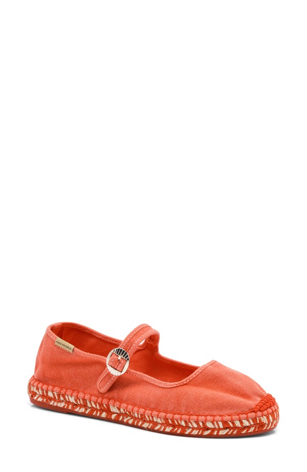 フリーピープル レディース シューズ サンダル Free People Oasis Mary Janespadrille Washed Salsa 23,998円