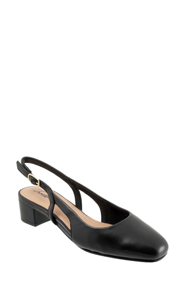 トロッターズ レディース シューズ 踵 Trotters Dottie Slingback Pump Black 黒いこと