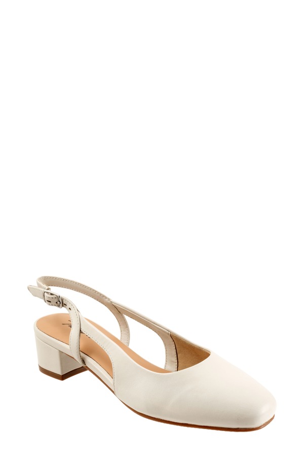 トロッターズ レディース シューズ 踵 Trotters Dottie Slingback Pump Ivory 象牙色