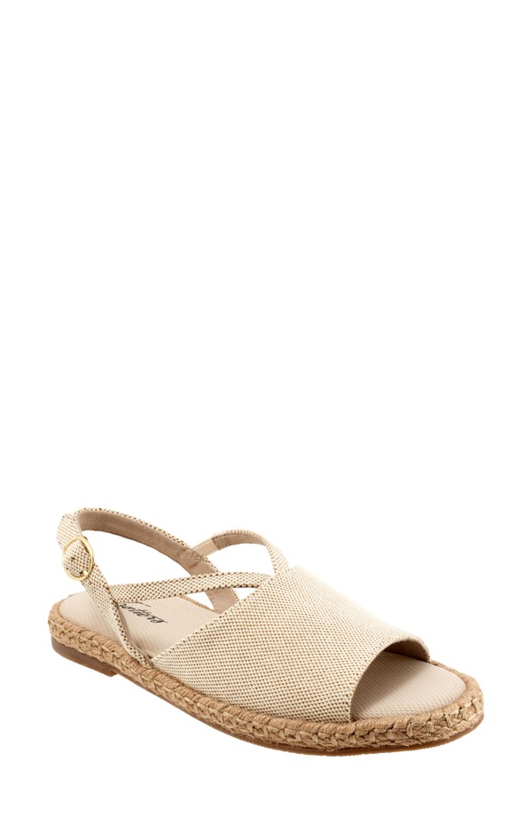 トロッターズ レディース シューズ サンダル Trotters Pepper Slingback Espadrille Sandal Natural Textile