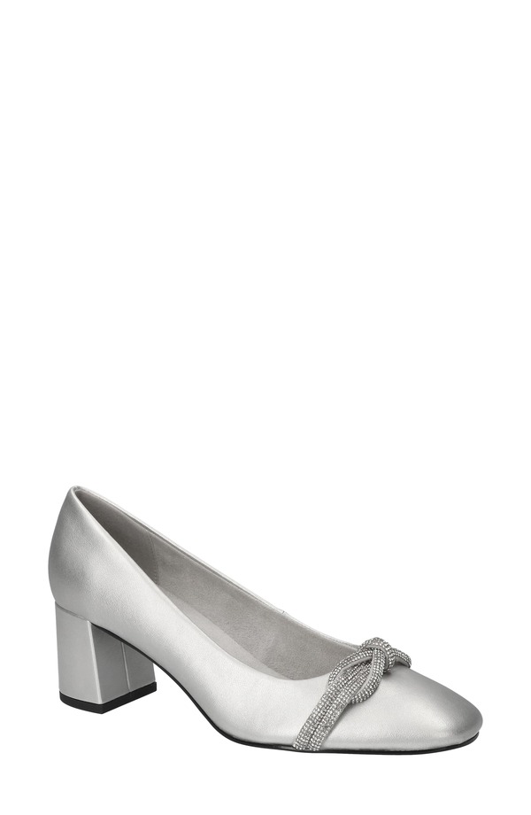 ベラヴィータ レディース シューズ 踵 Bella Vita Marigold Pump Silver しろがね色