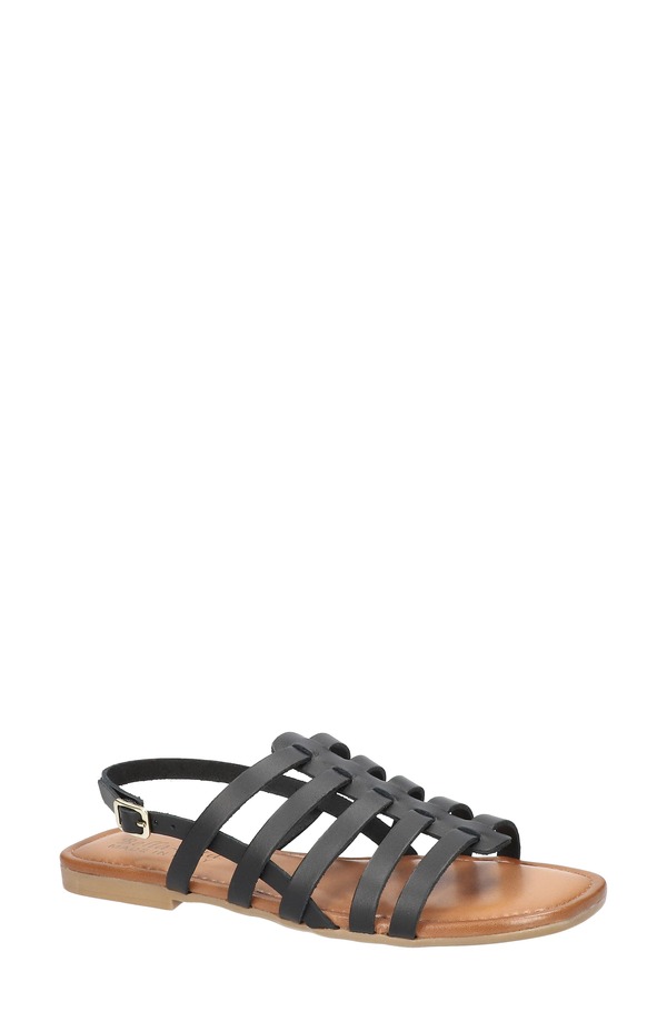 ベラヴィータ レディース シューズ サンダル Bella Vita Uma-Italy Cage Sandal Black Leather ブラック