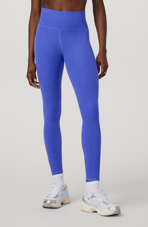 ビュオーリ レディース ボトムス カジュアルパンツ レギンス Vuori Clean Elevation Leggings Bright Iris Heather ヘザー
