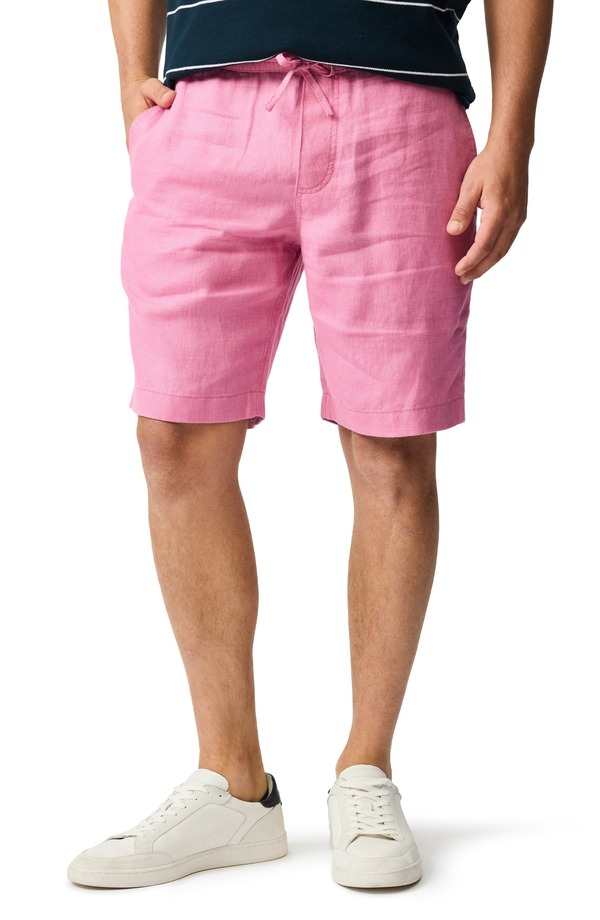 ロッドアンドグン メンズ ボトムス ハーフパンツ・ショーツ ショートパンツ リネン Rodd & Gunn Linen Shorts Geranium