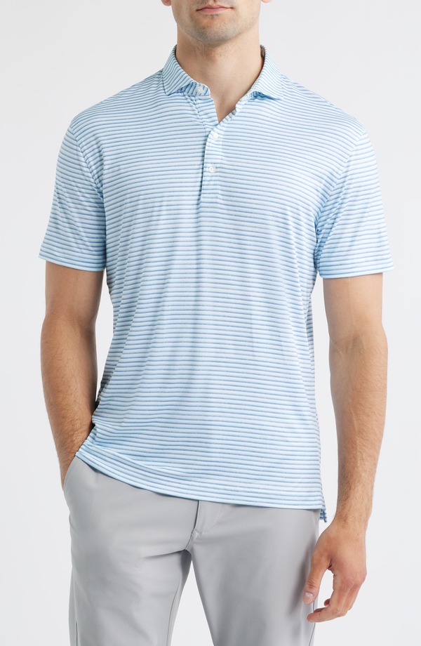 ジョニー オー メンズ アウター パーカー・スウェット スポーツシャツ johnnie-O Warwick Stripe PREP-FORMANCE Polo Tide 縞模様