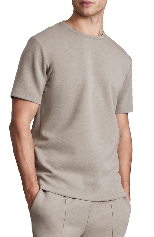 レイス メンズ トップス ティーシャツ 労働者の一団のど首 Reiss Bradley Crewneck T-Shirtaupe トープ Tシャツ・カットソー-メンズファッション-トップス